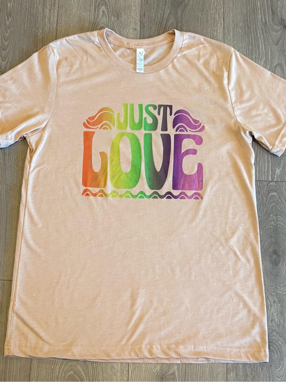 NEW - Bella Canvas Tan “Just Love” Tee